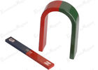 Chine Alnico3 aimants éducatifs peints par vert rouge, barre d&#039;aimants d&#039;AlNiCo de fonte usine