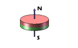 Diamètre d'aimants de cylindre de néodyme 5 * 5 millimètres, degré Celsius des aimants 80 forts superbes de disque